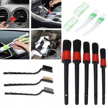 Набор кистей для детализации автомобиля, 12 шт.