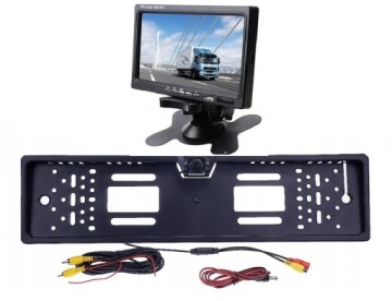 MONITOR 7 STOJ KAMERA 180° W RAMCE REJESTRACYJNEJ