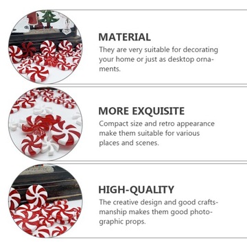 АКРИЛОВЫЕ НОВОГОДНИЕ УКРАШЕНИЯ С КОНФЕТАМИ, 25 ШТ.