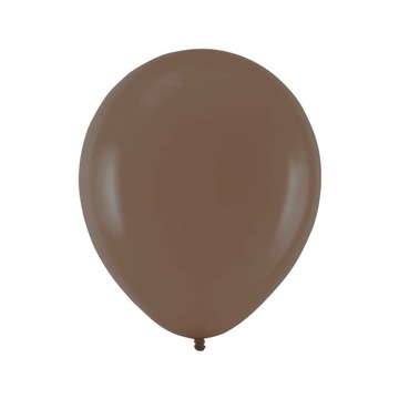 Balony lateksowe PASTELOWE CZEKOLADOWE urodzinowe imprezowe duże 10 szt.
