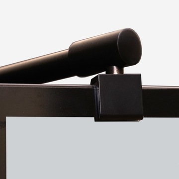 ДУШЕВАЯ СТЕНКА WALK IN 90, ЧЕРНЫЕ ПРОФИЛИ