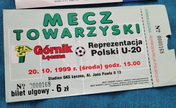 bilet Polska -U 21 - Górnik Łęczna