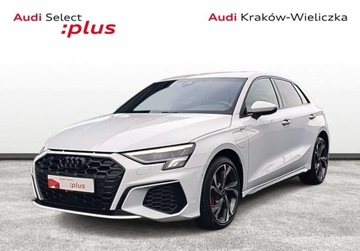 Audi A3 8Y 2024 Audi A3 Sportback Salon Polska Gwarancja 10-2029 S-Line Aktywny tempomat K
