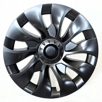 КОВПАКИ UBERTURBINE TESLA МОДЕЛЬ 3 - 4 ШТ.  SYMETR. (L+R) 18" GUNMETAL З ЛОГОТИП 