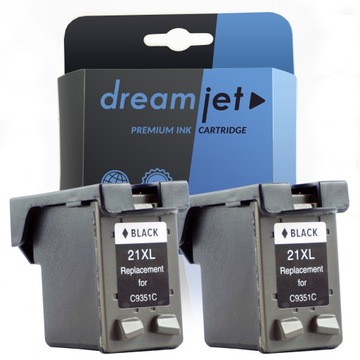 2x Tusz do HP 21XL czarny DeskJet OfficeJet PSC
