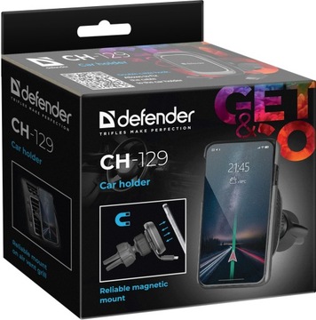 Магнитный держатель для телефона Defender в машину.