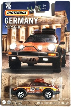 MATCHBOX 1985 PORSCHE 911 RALLY MBX GERMANY 2023