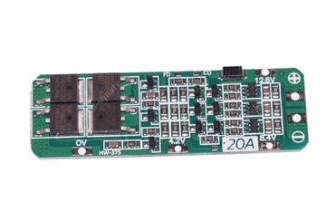 Moduł ładowania płytka pcb 3S 18650 20A 12V REV2.3