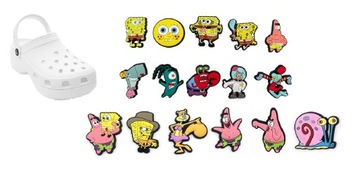 БУЛАВКИ ДЛЯ ОБУВИ CROCS БУЛАВКИ Губка Боб Квадратные Штаны 16 штук №2