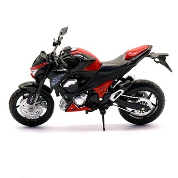 1:12 Alloy Diecast Motorcycle Model Kawasaki Z800 Racing Cross-Country Toy