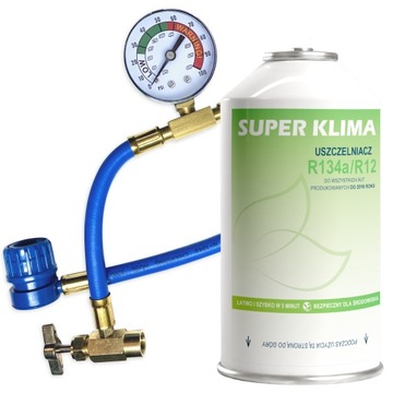Czynnik 3w1 R134a USZCZELNIACZ OLEJ GAZ do klimatyzacji