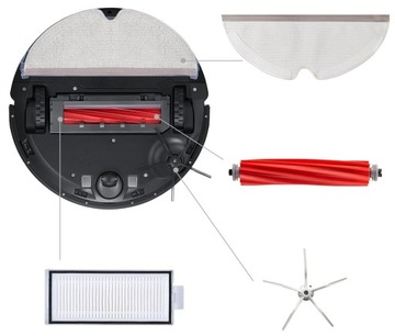 НАБОР АКСЕССУАРОВ ФИЛЬТРЫ ЩЕТКИ ШВАБРА ДЛЯ XIAOMI ROBOROCK Q7, MAX, MAX+, T8