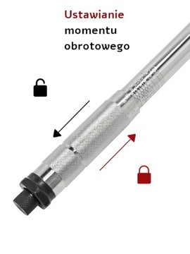 Klucz dynamometryczny z blokadą 1/2'' 40-210 Nm