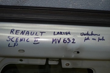 ДВЕРЬ ЛЕВАЯ ПЕРЕДНЯЯ MV632 RENAULT SCENIC II