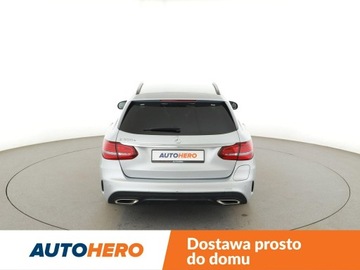 Mercedes Klasa C W205 Kombi Facelifting HYBRYDA 2.0 300 e 320KM 2021 Mercedes C 300 PHEV multibeam LED skóra/alcantara, zdjęcie 5