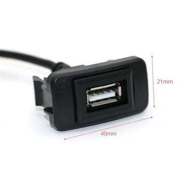 USB-разъем для крепления на приборной панели автомобиля, удлинитель «папа»