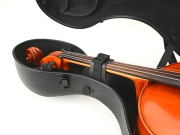 ArtMG Futerał wiolonczelowy, na wiolonczelę ARTESANO BK-B lekki