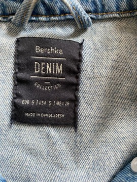 BERSHKA Denim Damska katana Kurtka JEANS r. S/M