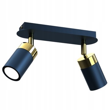 LAMPA SUFITOWA LISTWA 2 JOKER GRANAT/ZŁOTY