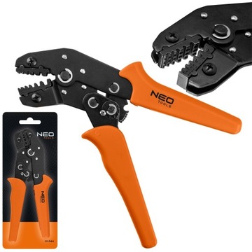 NEO Tools ЩИПЦЫ ОБЖИМНЫЙ ИНСТРУМЕНТ ДЛЯ ОБЖИМА КЛЕММ 0,25-6 ММ2