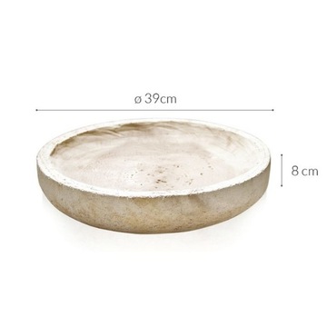 MISA NA OWOCE BETONOWA DEKORACYJNA NOWOCZESNA ⌀39