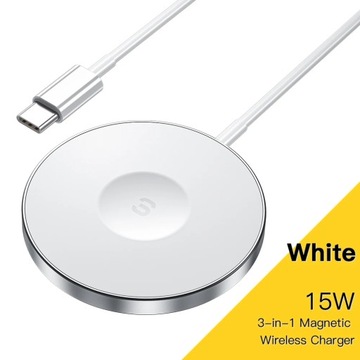 15W Magnetic Wireless Charger For iPhone 14 13 12 For Airpods Pro