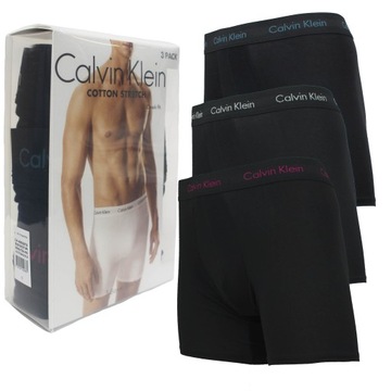 BOKSERKI MĘSKIE CALVIN KLEIN 3PACK |000NB1770A MXI|S