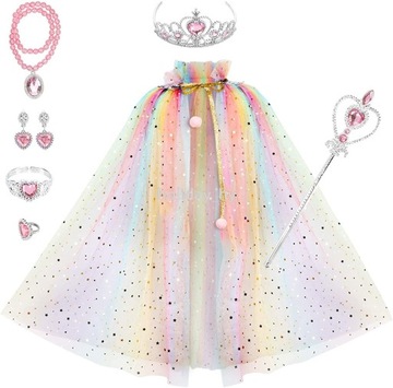 Комплект накидки Frozen Princess, фиолетовый