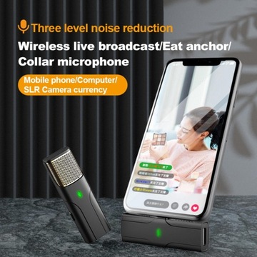 Профессиональный беспроводной петличный микрофон.