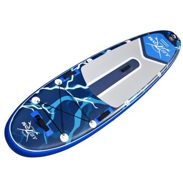 Весло для SUP-доски для плавания, надувное, 320 см, с сиденьем и веслом