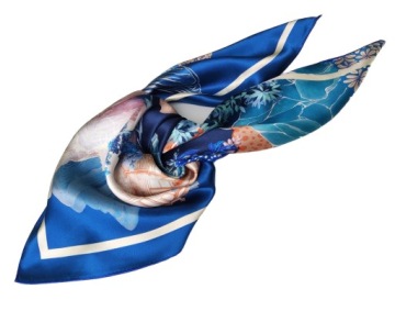 100% JEDWAB MARKOWA CHUSTA APASZKA JAKOŚĆ PREMIUM^