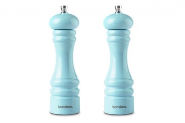 MŁYNEK DO PIEPRZU SOLI RĘCZNY 2szt. KONSIMO 18 cm