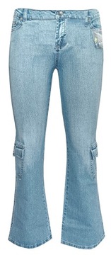 SPODNIE DZIECIĘCE MŁODZIEŻOWE DŁUGIE JEANSOWE NIEBIESKIE 116 CM M:KT-066