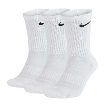 NIKE SKARPETY DŁUGIE EVERYDAY r.46-50 BIAŁE 3PAK