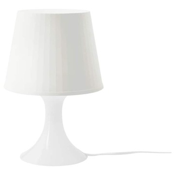 IKEA LAMPAN Lampa stołowa 29cm biały