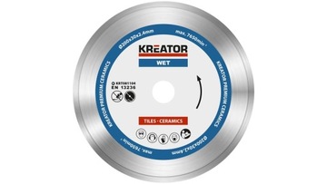 Tarcza diamentowa do płytek 200 x 30mm KREATOR