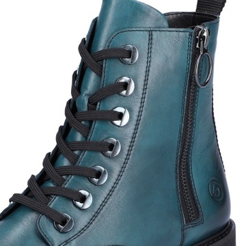 RIEKER - REMONTE damskie buty, botki blue D8671-12