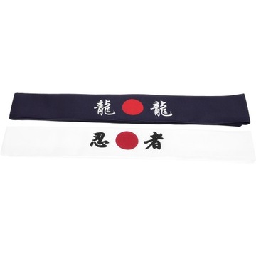 Blue Bandanas Hachimaki Headband Sushi Chef