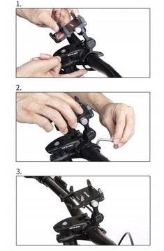 UCHWYT MOTOCYKLOWY ROWEROWY NA TELEFON GUB PLUS 21