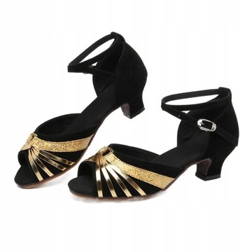 BUTY DO TAŃCA TOWARZYSKIEGO TANECZNE SZPILKI 5.5