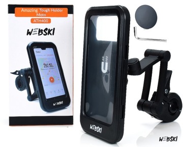 ДЕРЖАТЕЛЬ ТЕЛЕФОНА ДЛЯ МОТОЦИКЛА, МОТОРА, квадроцикла, скутера + КАБЕЛЬ 3-В-1 ДЛЯ УСТРОЙСТВ