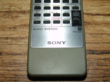 Пульт дистанционного управления Аудиосистемой SONY RM-SM1, CD-MD Tape Tuner (б/у, очень хороший)!
