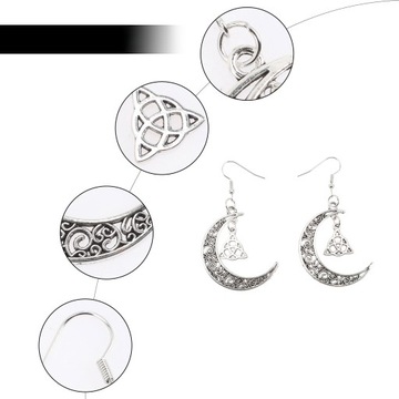 СЕРЬГИ С ЖЕМЧУГОМ ДЛЯ ПОДВЕСКИ УКРАШЕНИЙ Медальоны