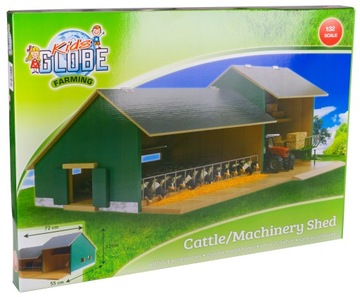 ДЕРЕВЯННЫЕ ЖИВОТНЫЕ КУКУРУЗА С ХРАНЕНИЕМ 1:32 ФЕРМА