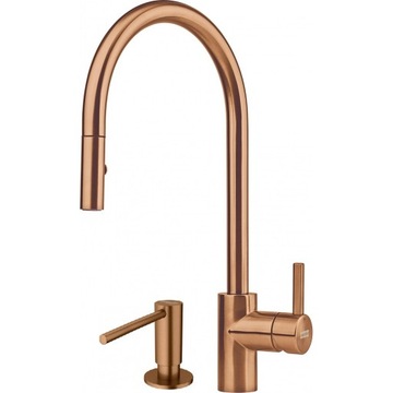 Zestaw bateria Franke Eos Neo M Miedziany 115.0628.254 + dozownik Franke
