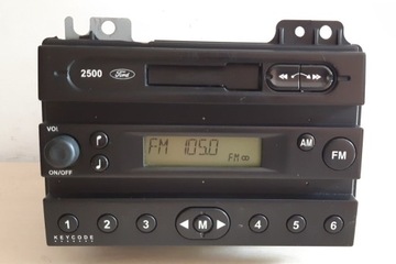 RADIO FABRYCZNE FORD 2500 FIESTA MK6 FUSION + ZNANY KOD SPRAWNE