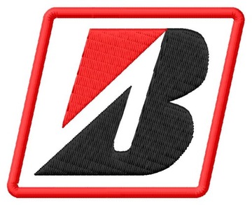 Naszywka dla fanów Bridgestone B haftowana z termofolią