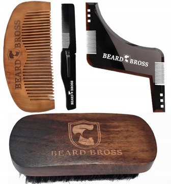 Набор для бороды BRUSH TEMPLATE COMB