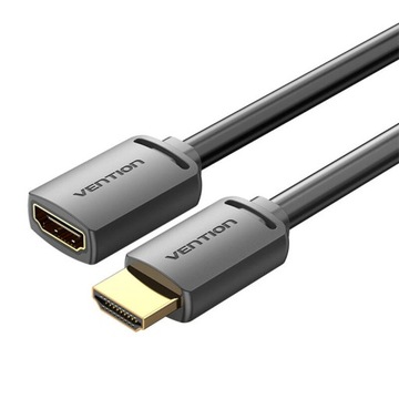 VENTION POZŁACANY KABEL PRZEWÓD PRZEDŁUŻACZ HDMI 2.0 UHD 4K 60HZ HDR 1.5M