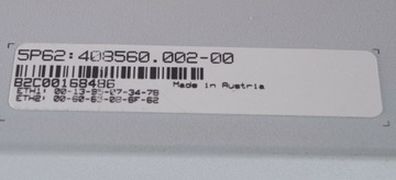 B&R АВТОМАТИЗАЦИЯ ПК 5P62:408560.002-00 5P62408